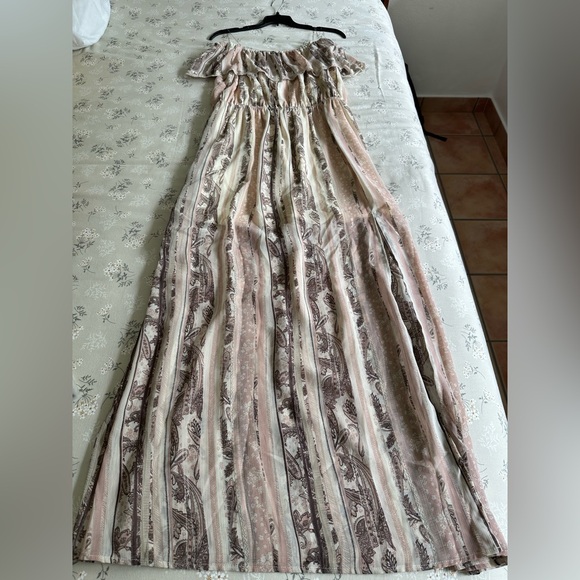 Women Lace Maxi Dress with slip underneath By Doe and Rae